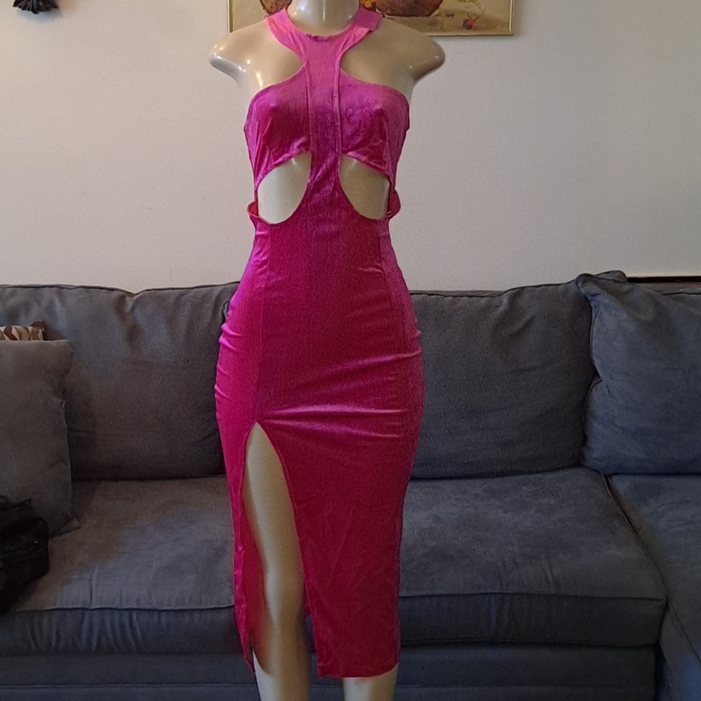 Fashion Nova Velvet Dress